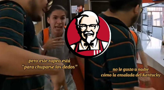 Joven sorprende con ingenioso rap en KFC para ganar un combo de pollo frito y se viraliza