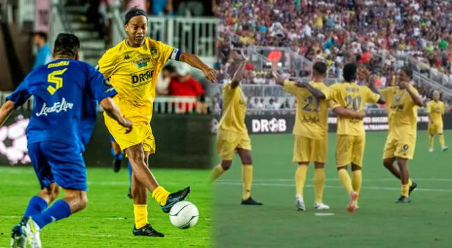 Ronaldinho, Vinicius y Dybala lucieron gran fútbol en Miami