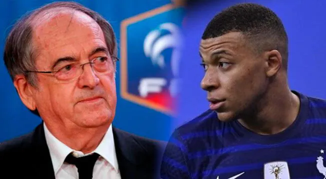 Mbappé arremetió contra el presidente de la Federación Francesa