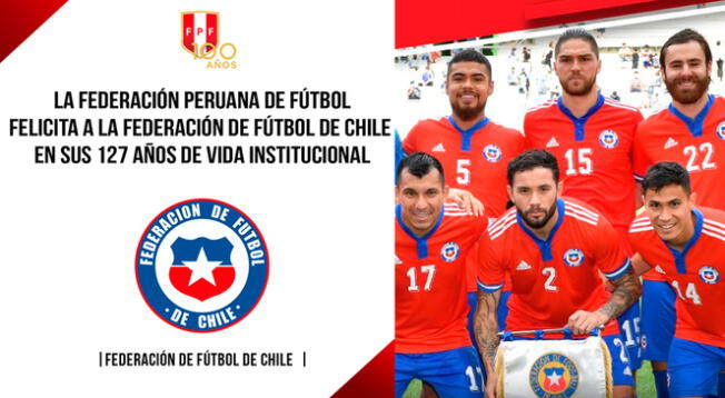 El afectuoso saludo de la FPF para su similar de Chile