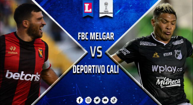 Melgar chocará contra Deportivo Cali por la Copa Sudamericana
