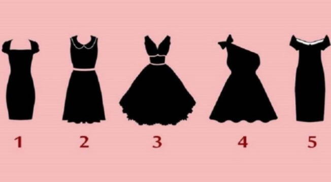 En base al vestido que elijas este test puede hacerte conocer aspectos íntimos.