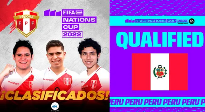Perú logró la clasificación al FIFAe Nations Cup 2022.