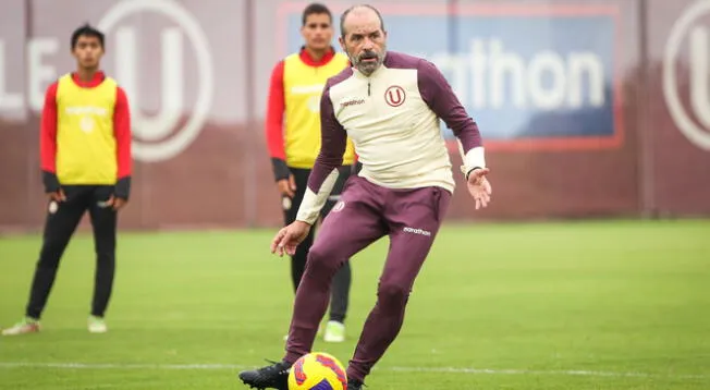 Carlos Compagnucci tuvo su primera jornada de trabajo con la 'U'.