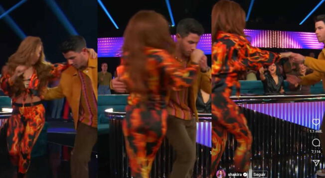 Shakira enseña a bailar salsa a Nick Jonas: