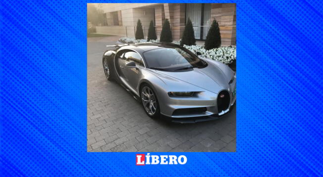 Bugatti Chiron, fue adquirido por Cristiano Ronaldo y está valorizado en 9.5 millones de euros. CR7, fue uno de los 10 primeros compradores.