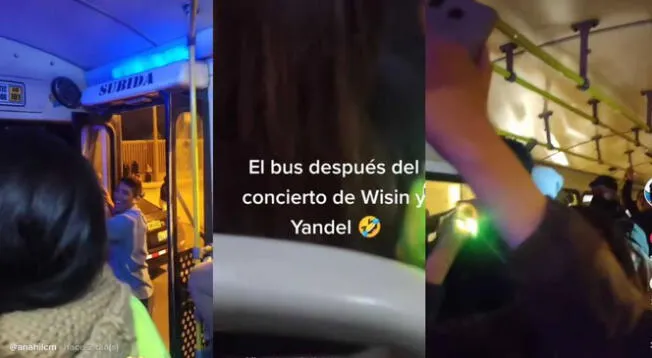TikTok: Chofer de bus arma la fiesta con sus pasajeros tras concierto de Wisin y Yandel