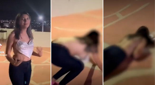 Una joven pasó por un mal momento tras intentar hacer el 'paso de Anitta'