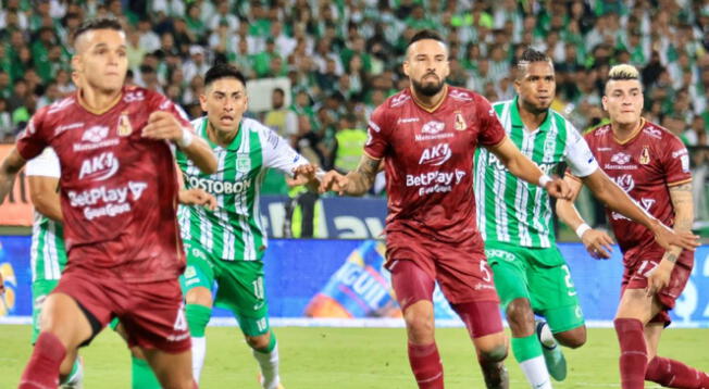 Nacional y Tolima juegan la primera final de la Liga BetPlay