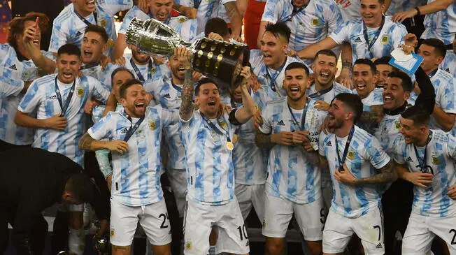 Argentina levantó la Copa América en 2021. Foto: AFP