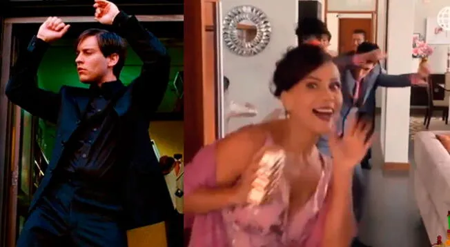 TikTok viral: la peculiar 'referencia' al baile del Spiderman de Tobby Maguire en Al fondo hay sitio 2022