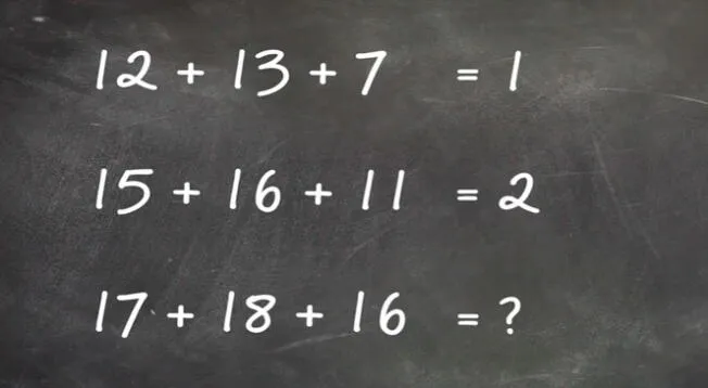 ¿Puedes resolver la ecuación? El acertijo SUPREMO diseñado para inteligentes