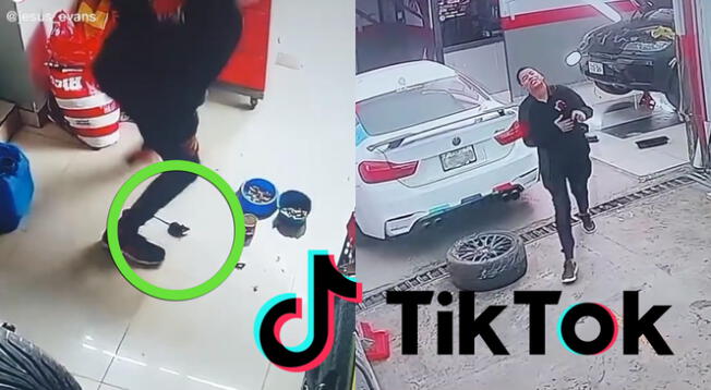 TikTok: mecánico escapa aterrado al ver a una rata cerca al plato de sus mascotas