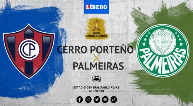 Cerro Porteño y Palmeiras se enfrentan por la Copa Libertadores