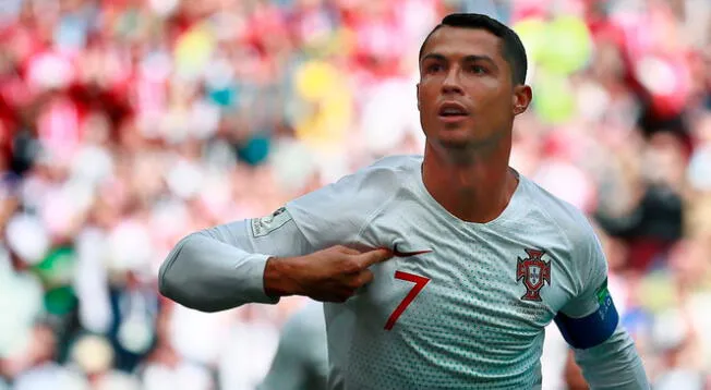 Cristiano Ronaldo celebra su última anotación en una Copa del Mundo
