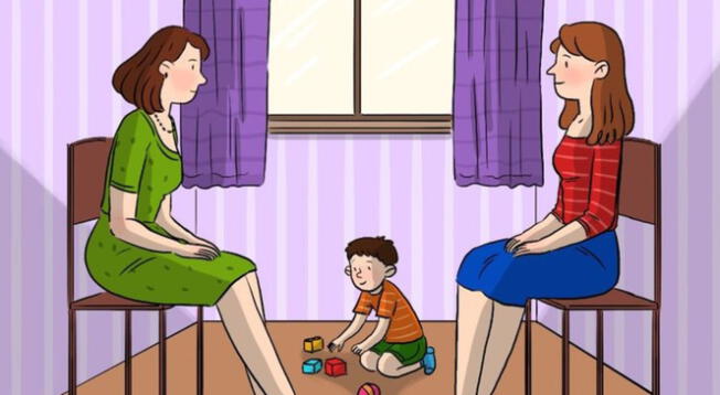 ¿Quién es la madre del niño? Demuestra que eres INTELIGENTE con este acertijo visual