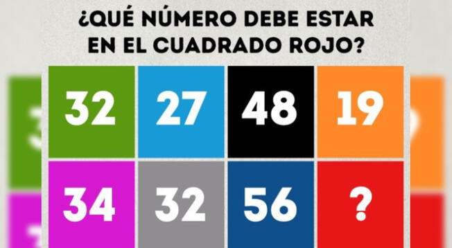 ¿Qué número falta? El acertijo visual que logró ser resuelto por muy pocos en el mundo