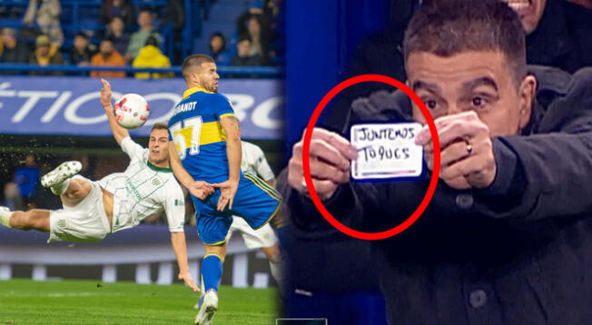 Claudio Vivas fue viral con un 'papelito' para los jugadores de Banfield