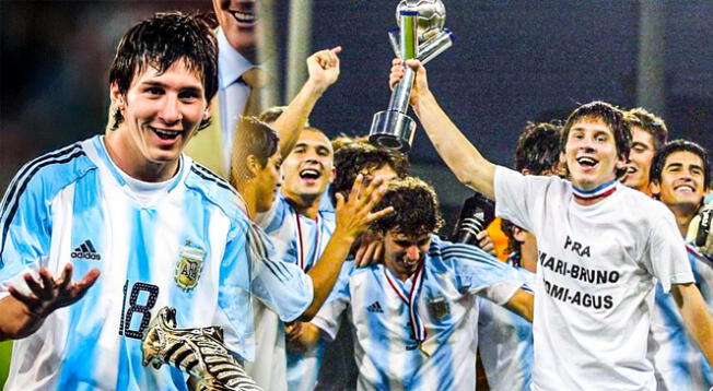 Lionel Messi campeón sub-20 con Argentina en 2005