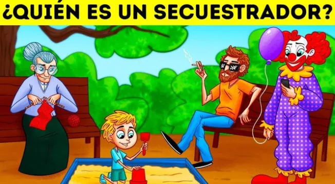 ¿Quién es el secuestrador? Demuestra tu inteligencia resolviendo este acertijo