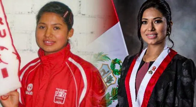 Diana Gonzales pasó de ser voleibolista a congresista del Perú