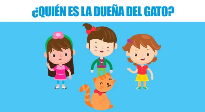 Tienes 7 segundos para descubrir qué niña es dueña del gatito. Tienes 7 segundos para descubrir qué niña es dueña del gatito.