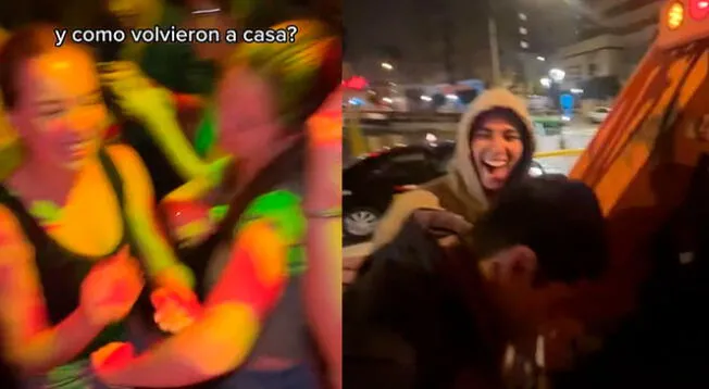 Jóvenes se van de ‘juerga’ y vuelven a casa en camión de basura Jóvenes se van de ‘juerga’ y vuelven a casa en camión de basura