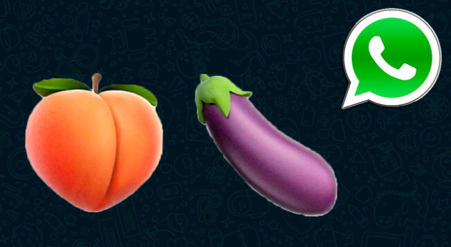 WhatsApp: ¿Qué significa el emoji de la berenjena y el durazno y cómo esponder si te lo envía tu pareja?