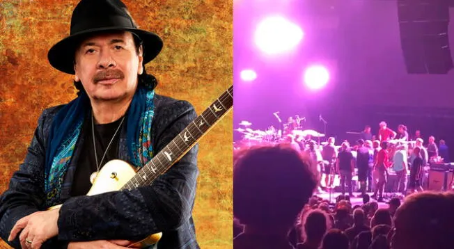 Carlos Santana se desmayó en pleno concierto