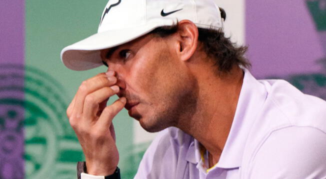 Rafael Nadal se bajó del Grand Slam Wimbledon por lesión