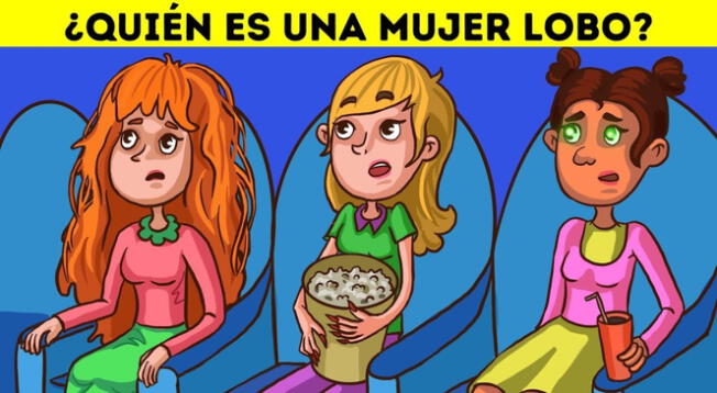 ¿Quién es una mujer lobo? Adivina y demuestra todo tu INTELECTO mental para los acertijos