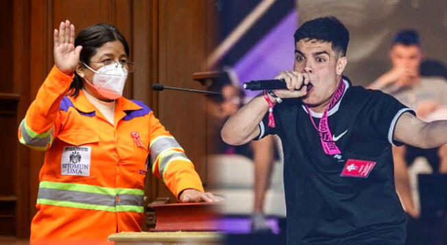 Congresista 'Chabelita' respondió denuncia de freestyler español y se volvió viral