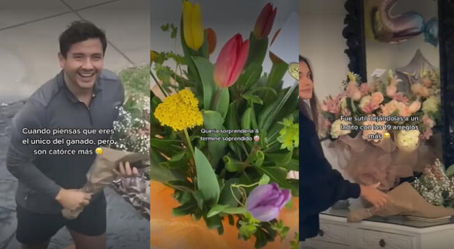 Joven le envía flores a su novia pero descubre que ya había recibido 14 arreglos florales