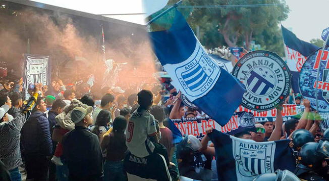 Hinchas de Alianza Lima hicieron tremendo banderazo