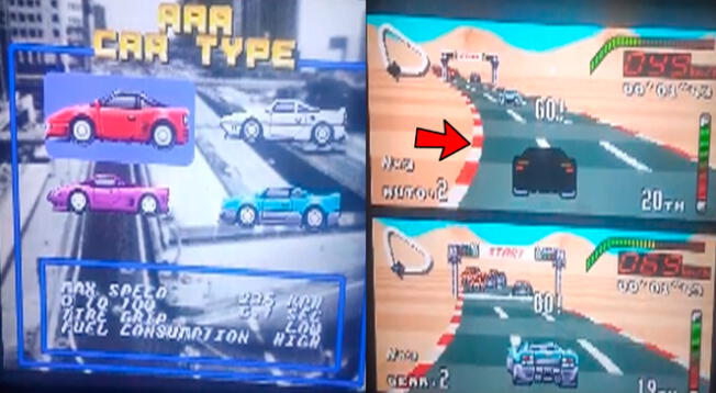¿Jugaste Top Gear de Super Nintendo? Truco secreto te permite ‘desbloquear’ el carro negro