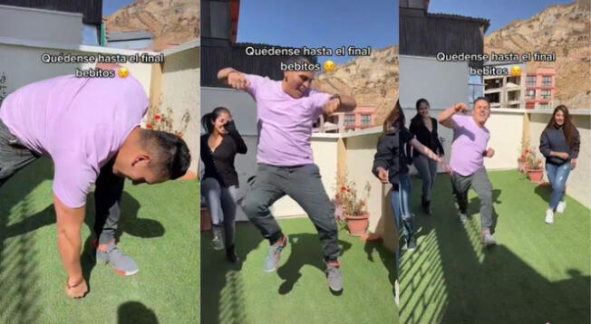 Tiktoker boliviano baila 'Mi bebito fiu fiu' al ritmo de caporales - VIDEO