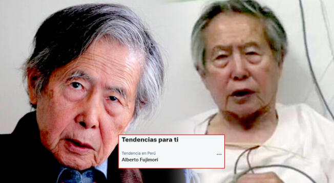 ¿Le pasó algo al expresidente? Alberto Fujimori es tendencia en Twitter.