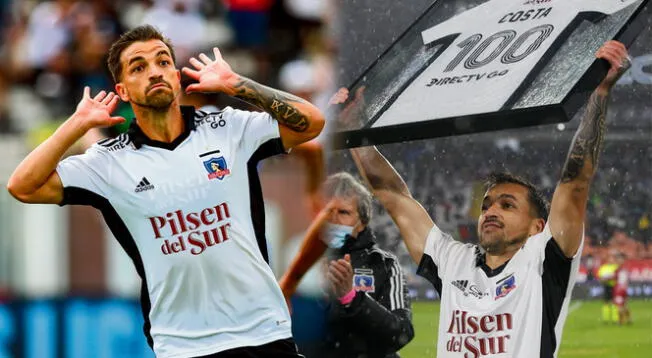 Gabriel costa alcanzó los 100 partidos con la camiseta de Colo Colo