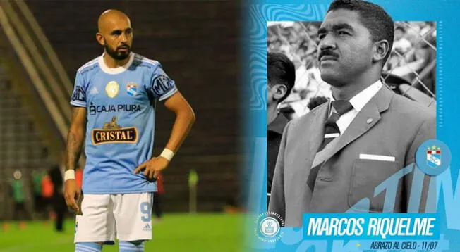 Sporting Cristal envió saludo a Marcos Calderón, pero homenajeo a Riquelme