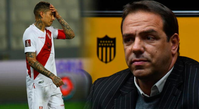 Presidente de Peñarol le bajó el dedo a Paolo Guerrero