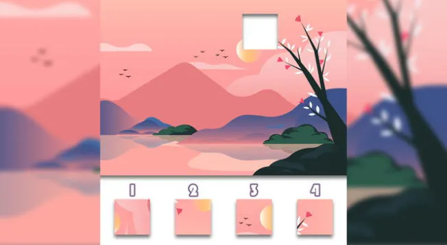 Reto visual: ¿Qué pieza es la correcta? Resuélvelo en solo 5 segundos