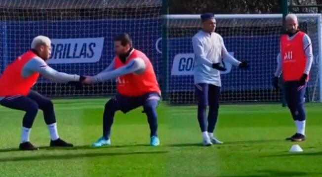 Neymar desairó a Mbappé por entrenar con Messi