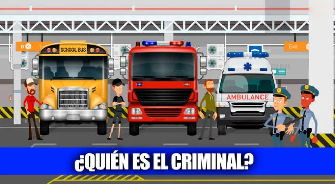 ¿Quién es el criminal? Resuelve este acertijo visual en tiempo récord