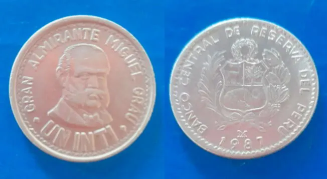 Viral: peruano intenta vender moneda de 1 inti de 1987 y pide 2500 soles por ella