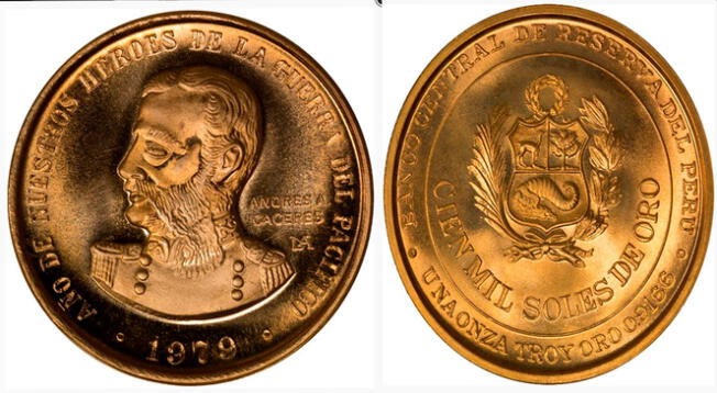 BCR: ¿Por qué una moneda de 100 mil soles de Oro de 1979 cuesta más de 10 mil soles hoy en día?