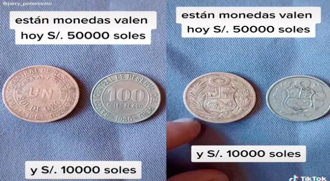 TikTok viral: peruano enseña sus monedas de colección y afirma que le han ofrecido 50 mil soles por una de ellas