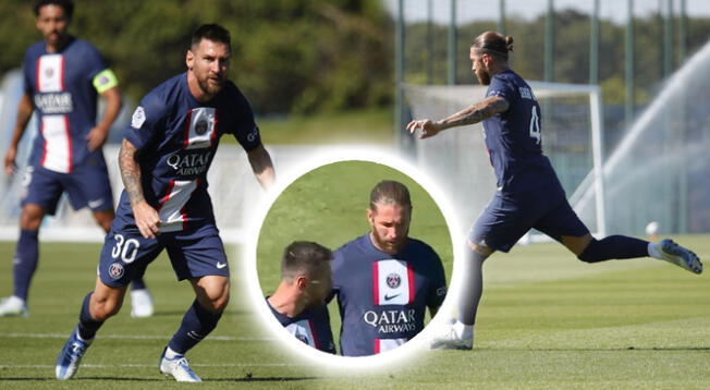 Lionel Messi y Sergio Ramos fueron claves para el gol del PSG