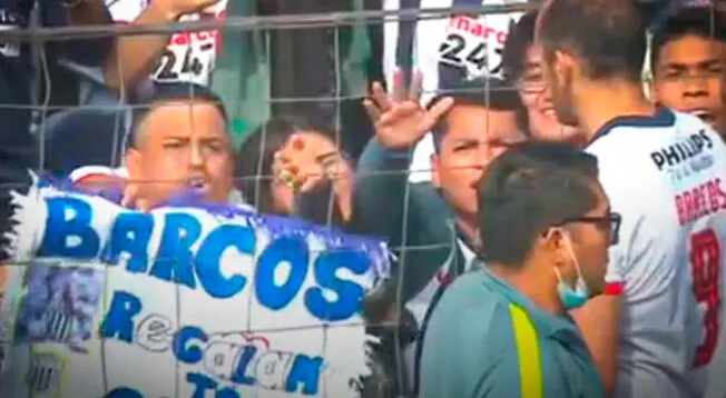 Alianza Lima: Hernán Barcos regaló camiseta a hincha