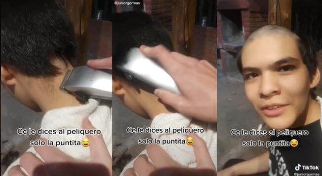 TikTok: joven terminó con un corte que no esperaba.