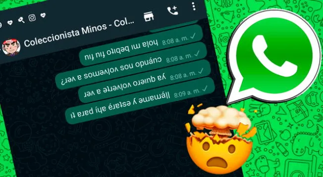 WhatsApp: truco secreto te permite escribir al 'revés’ todos tus chats privados